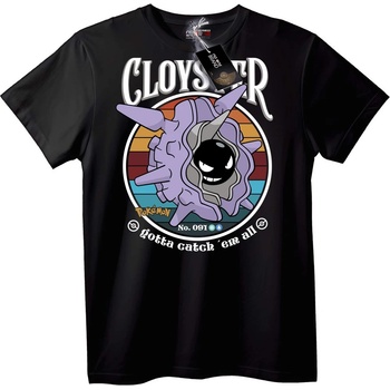 NOONEBRAND Тениска с Cloyster от Pokémon - 2XL, Black