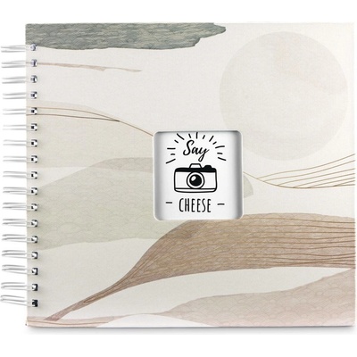 Hama album klasické spirálové WATERCOLOR 28x24 cm, 50 stran, hnědá – Zboží Mobilmania