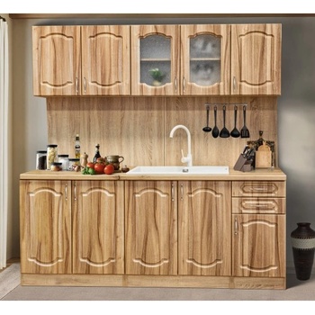 Мебелна фабрика НОВ ДОМ - гр. Ямбол Кухня Кати МДФ 200см (555551)