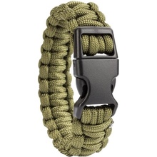 M-Tramp Paracord 2cm/23cm/3m, plastová spona oliva