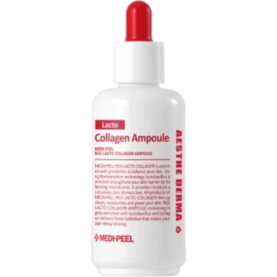 MEDI-PEEL Ампула за лице с Лакто съставки, ниацинамид, 3 вида хиалуронова киселина и хидролизиран колаген Medi-Peel Red Lacto Collagen Ampoule