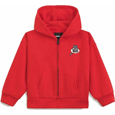 Vans Dumpster Raccoon Zip Hoodie červená