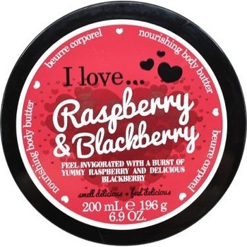 I Love Vyživujúce telové maslo s vôňou malín a černíc (Raspberry & Blackberry Nourishing Body Butter) 200 ml