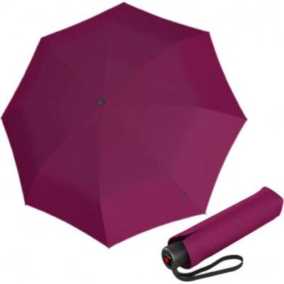 Knirps A.050 medium violet elegantní dámský skládací deštník růžový