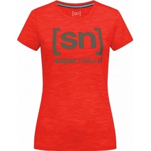 super.natural W Essential I.D.Tee high risk red olive night