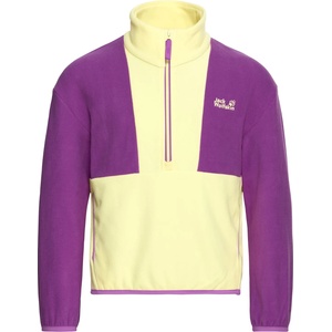 Jack Wolfskin Детски поларен пуловер Jack Wolfskin Kid's Colorblock Taunus Halfzip Fleece jumper - Daisy - размер 176 (EU) (704-5892-0317)