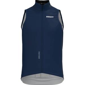 Bioracer Мъжки елек за колоездене Bioracer Wind Gilet Cycling vest - Misty Nautica (054-0381-0412)