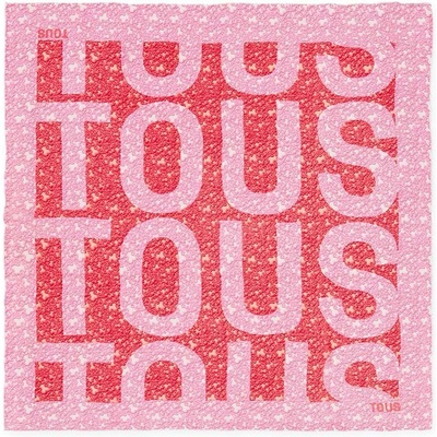Tous Тънък шал Tous в розово с десен 2002043213 (2002043213)
