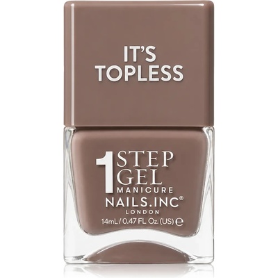 Nails Inc. Nails Inc. It’s Topless 1 Step Gel Nail Polish 14 ml нюанс Megan