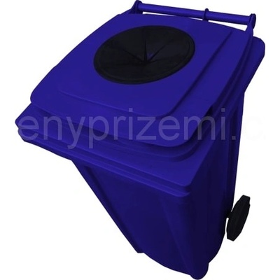 Naodpad popelnice 120 l modrá s vhozem