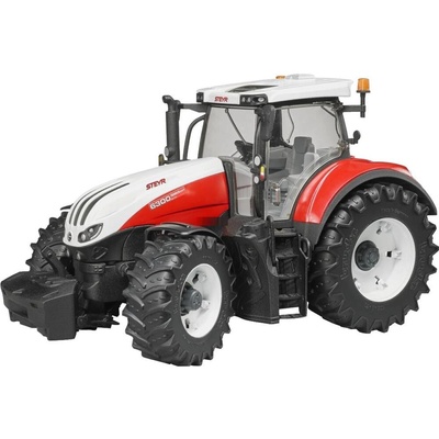 BRUDER Bruder Steyr 6300 Terrus CVT модел, бял/червен (03180)