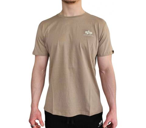 Alpha Industries Basic T Small logo Vintage sand