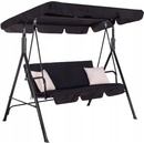 SPRINGOS GRACE 3-místná černá