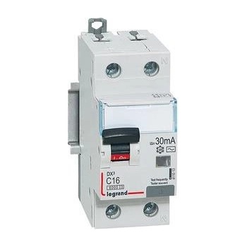 Legrand ДТЗ комбинирана DX3 1P+N 10A крива C 30mA тип AC 6kA 2 мод. - 411011 (411011)
