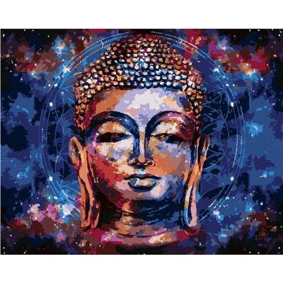 Zuty Malování podle čísel Hvězdný buddha II 80 x 100 cm vypnuté plátno na rám