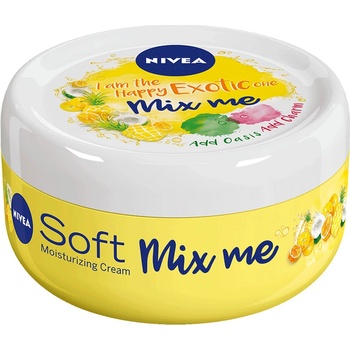 Nivea Soft Mix Me telový krém (Moisturizing Cream I Am The Happy Exotic One) 100 ml