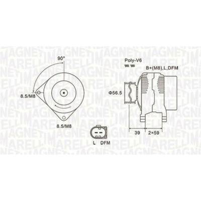 generátor MAGNETI MARELLI 063731911010