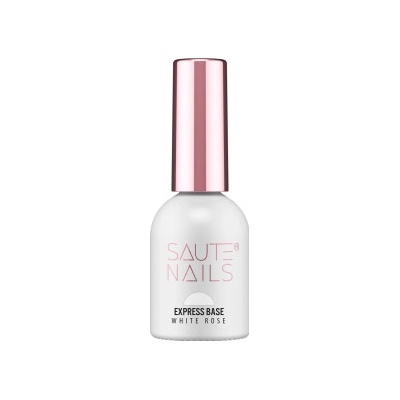 Saute Nails Express bílá růžová báze na nehty 8ml