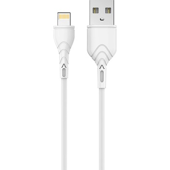 Image 1 of XO Кабел за зареждане и пренос на данни APPACS U11, USB - Lightning 1, 0 m 2, 4A, Бял (U11)