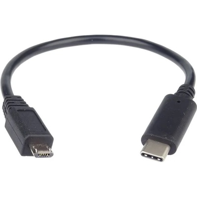 SPB Software PremiumCord Преходник USB 3.1 конектор C/male - USB 2.0 конектор Micro-B/male, 0, 2 м (kur31-02)