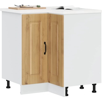 vidaXL Кухненски ъглов шкаф, "Kalmar", дъб артизан, инженерно дърво (853516)