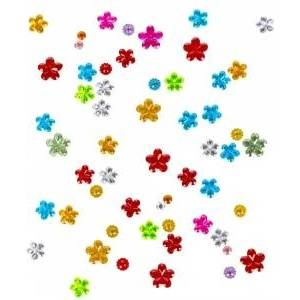 Euro Trade Decorative decoration self-adhesive crystals mix II