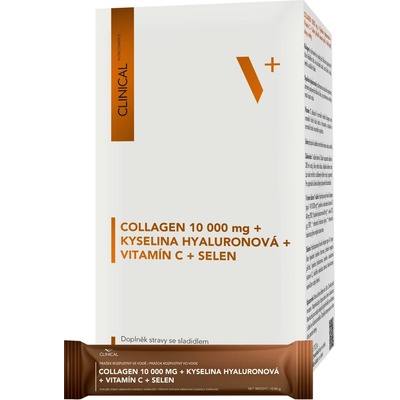 Clinical Collagen 10 000 mg + kyselina hyalurónová + vitamín C + selén Mango 30 sáčkov