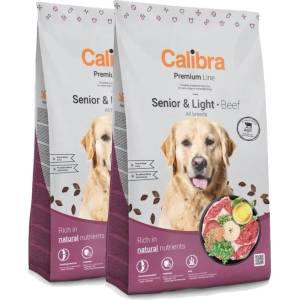 Calibra Dog Premium Line Senior & Light Beef 2 x 12 kg