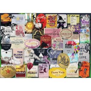 Ravensburger - Puzzle Wine Labels - 1 000 piese