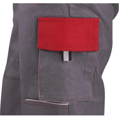 Canis CXS LUXY ROBIN kalhoty s laclem Šedá/červená – Zboží Dáma