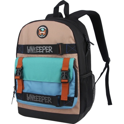 Unkeeper Ученическа раница Unkeeper - Underground, Бежовa (DKT64750)