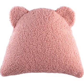 Wigiwama Розова детска възглавница за диван от букле Bear - Wigiwama (W598628)