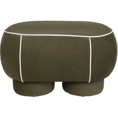 White Label Living Taburet Marina M 77,5 cm zelený