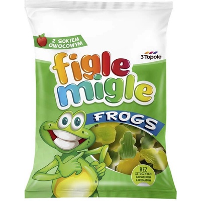 Figle Migle gumové cukríky žabka 80 g