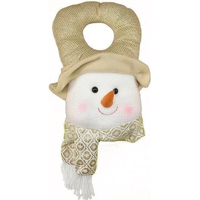 MagicHome Dekorácia Vianoce Visačka Snehuliak 30 cm