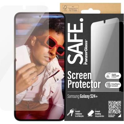 Panzer PanzerGlass Safe Tempered Glass Screen Protector 2.5D - стъклено защитно покритие за дисплея на Samsung Galaxy S24 Plus (прозрачен)
