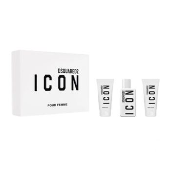 Dsquared2 Dsquared2 Icon Pour Femme Подаръчен комплект за жени Размер EDP 50 ml + 50 ml душ гел + 50 ml лосион за тяло