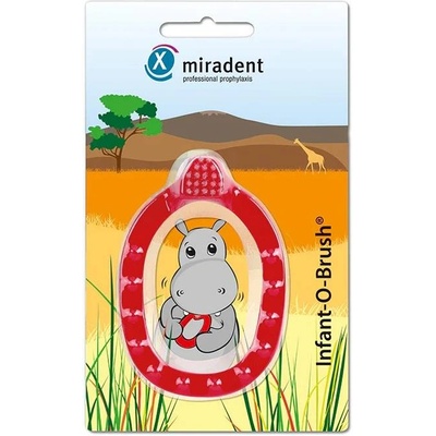 Miradent Бебешка четка за зъби, червена