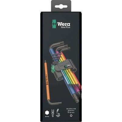 Wera sada imbus klíčů Hex-Plus 9ks 05073593001 – Zboží Dáma