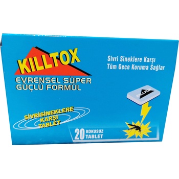 Killtox таблетки против комари за машинка 20 броя