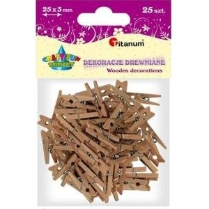 TITANUM Natural wooden buckles 25pcs