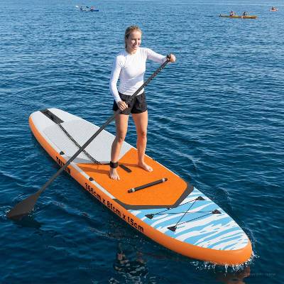vidaXL SUP дъска със седалка 2-в-1 TRITON 366 x 81 x 15 см Синьо за (42039134)