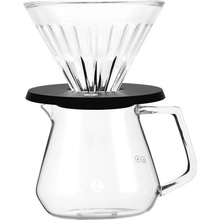 Timemore set Crystal Eye Brewer dripper + server 02