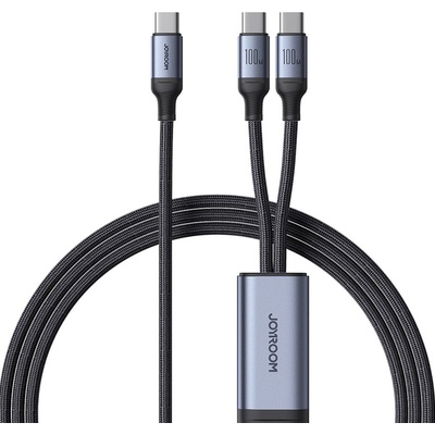 Joyroom SA21-1T2 2v1, USB-C - 2x USB-C 100W, 1,5m