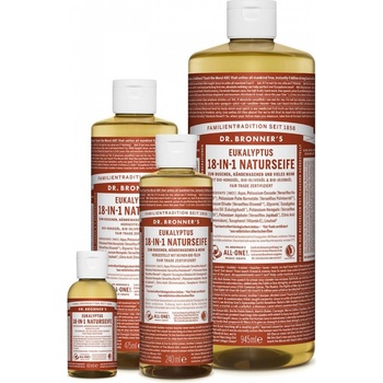 Dr. Bronner's tekuté univerzálne bio mydlo ALL-ONE Eukalyptus 945 ml