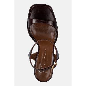 Giuseppe Zanotti сандали с дебел ток от кожа Biarritz (E600013.009)