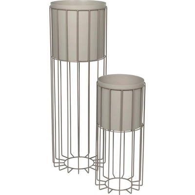 Broste Květináče FENJA - SET/2ks taupe