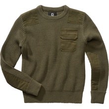Brandit Detský sveter BW Pullover Olivový
