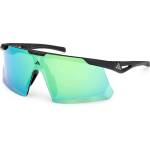 Adidas Очила Adidas eyewear Dunamis Evo-S Mirror S3 Running glasses - Matte Black / Green Mirror - размер One Size (205-7193-0211)