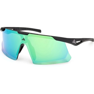 Adidas Очила Adidas eyewear Dunamis Evo-S Mirror S3 Running glasses - Matte Black / Green Mirror - размер One Size (205-7193-0211)